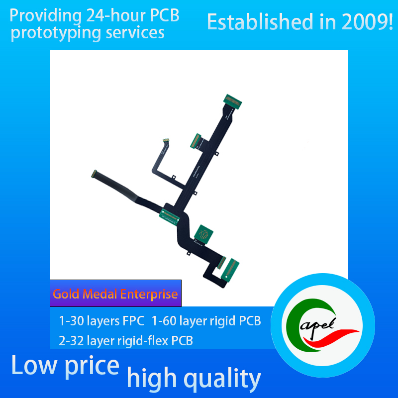 Custom 10 layer Rigid-Flex Circuits Quick Turn Pcb Manufacturers for Military Spacecraft
