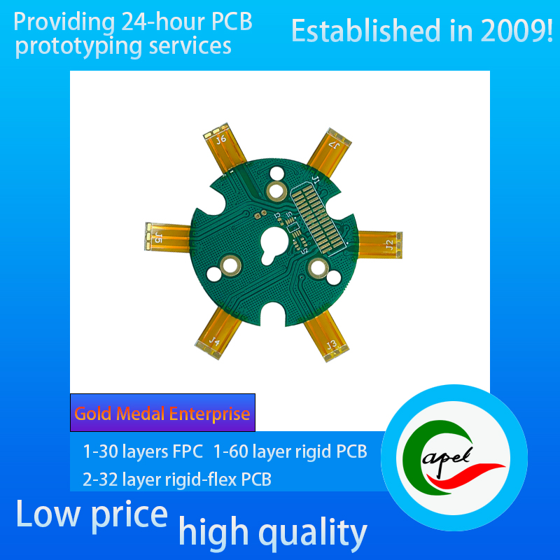 Quick Turn 2 layer Rigid-Flex PCB Stackup Making for Electrocardiogram (ECG) Machine