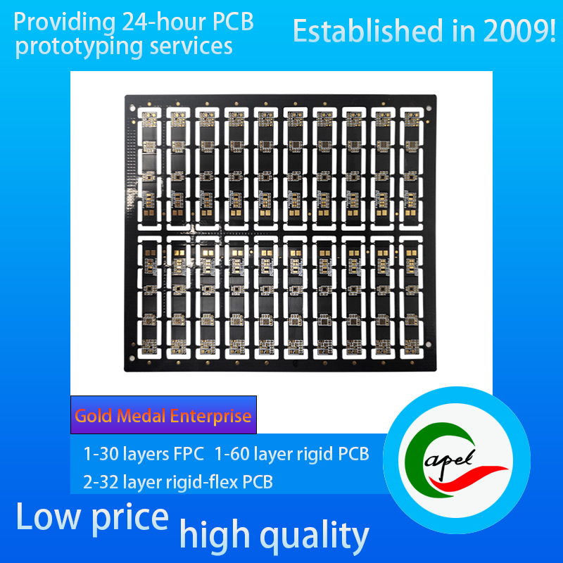 4 layer HDI blind buried flex-rigid pcb for communication electronic devices