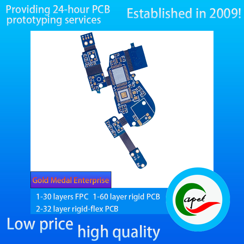 Fast Turn 4 layer Rigid-Flex PCB Boards manufacturing for Bluetooth Hearing Aid online