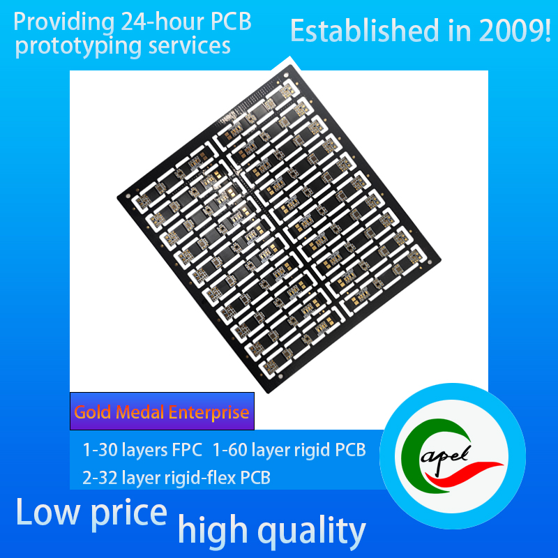 4 layer HDI blind buried flex-rigid pcb for communication electronic devices