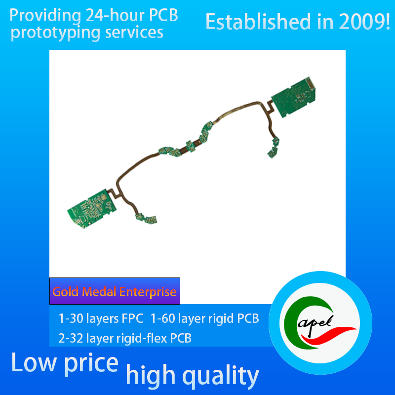 Turnkey 8 layer Rigid-Flex PCB Boards Fabrication And Assembly for VR Smart Glasses