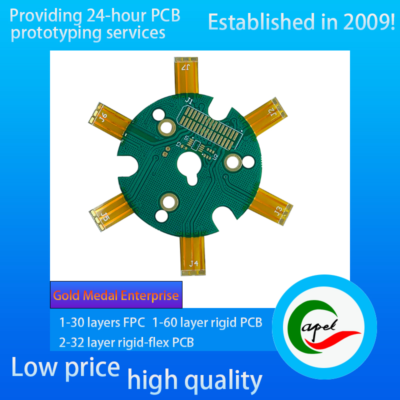 Quick Turn 2 layer Rigid-Flex PCB Stackup Making for Electrocardiogram (ECG) Machine