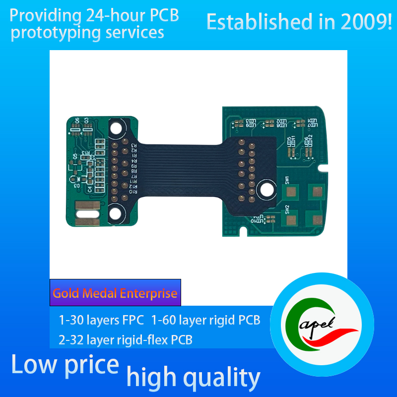 3 layer rigid flex pcb | automotive control circuit board Design
