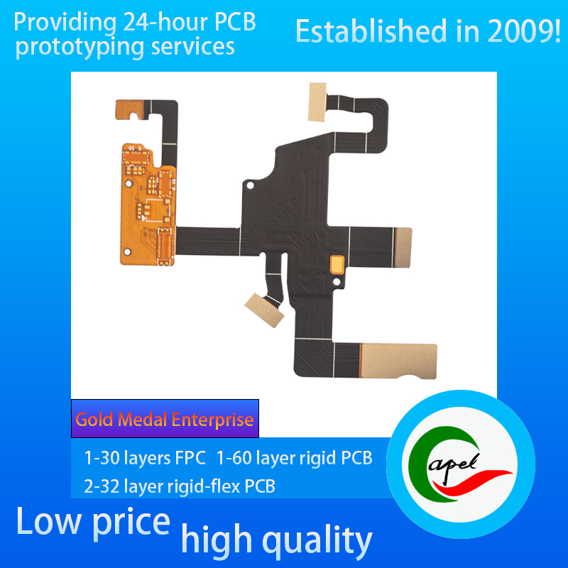 12 layer FPC Flexible PCBs Quick Turn Prototype Factory for Medical Defibrillator