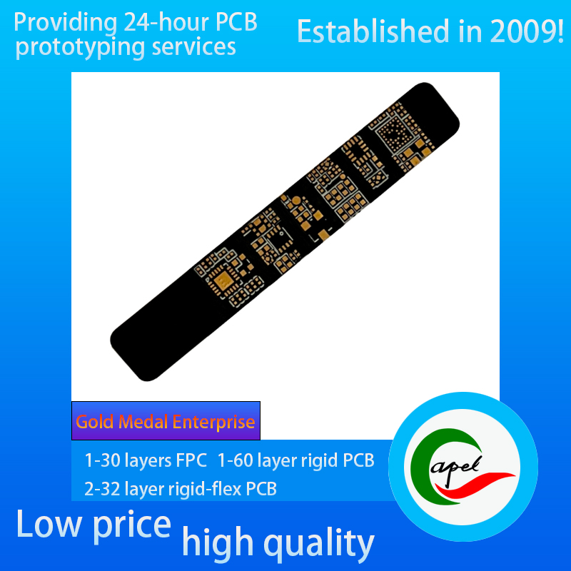 4 layer Flex PCB boards Stiffness Steel Sheet Copper Thickness 12um 94V0