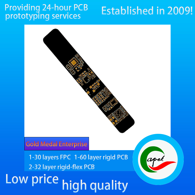 4 layer Flex PCB boards Stiffness Steel Sheet Copper Thickness 12um 94V0