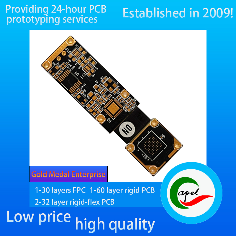 8 layer Flex Board Pcb Special Process NiPdAu Printed Circuit Copper Thickness 18um