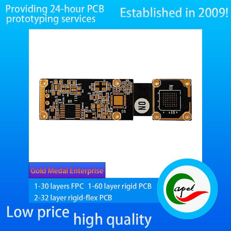 8 layer Flex Board Pcb Special Process NiPdAu Printed Circuit Copper Thickness 18um