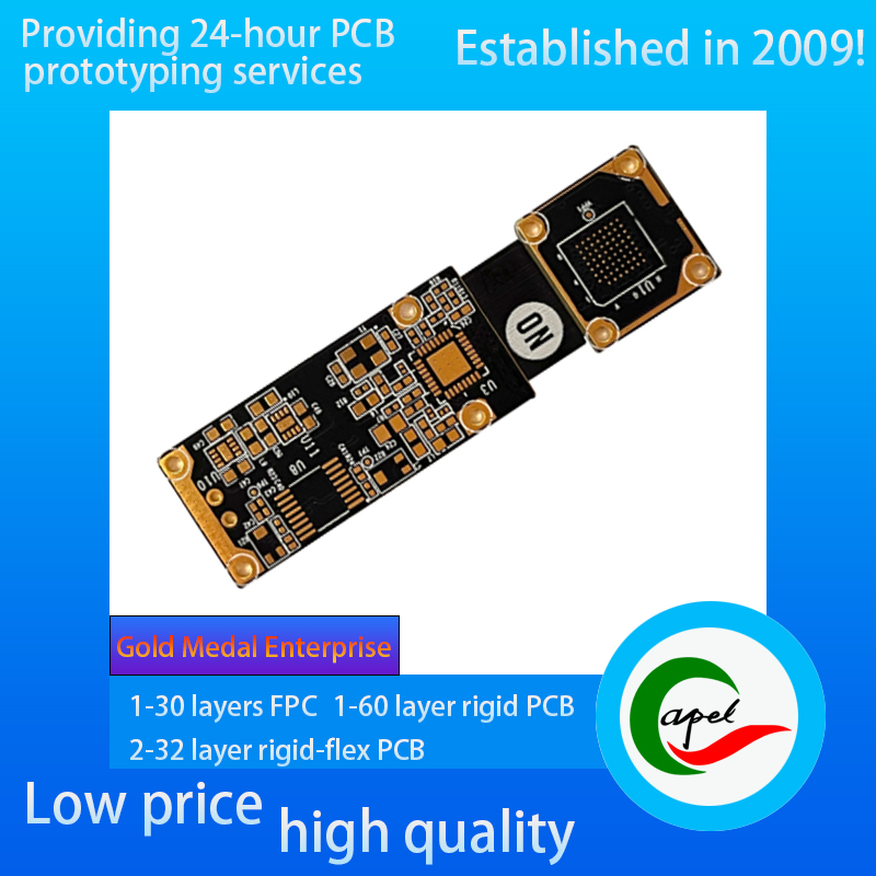 8 layer Flex Board Pcb Special Process NiPdAu Printed Circuit Copper Thickness 18um