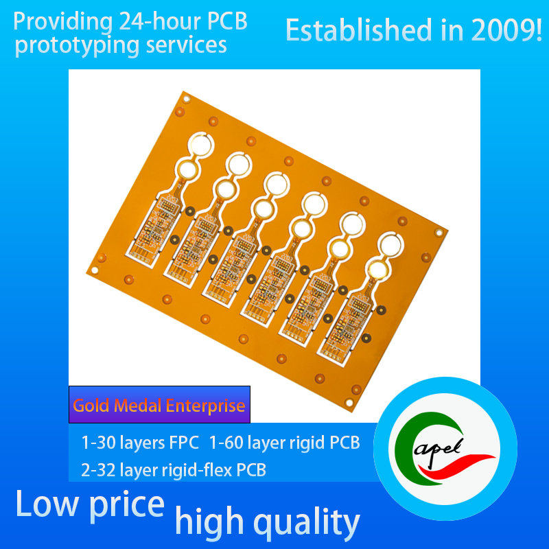 6 layer Hdi Flex Pcb Steel sheet FR4 Multilayer Pcb Manufacturing Quick Turn Prototype