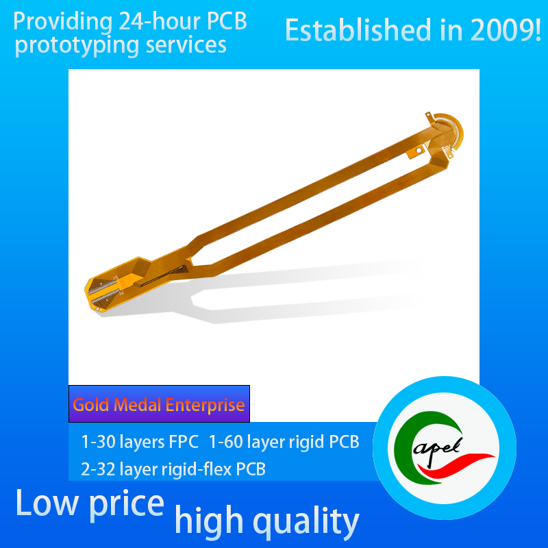 Double Sided Fpc Pcb Fast Turn Custom Pcb Hollow Gold Finger FR4