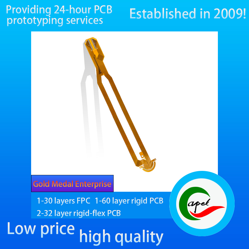 Double Sided Fpc Pcb Fast Turn Custom Pcb Hollow Gold Finger FR4