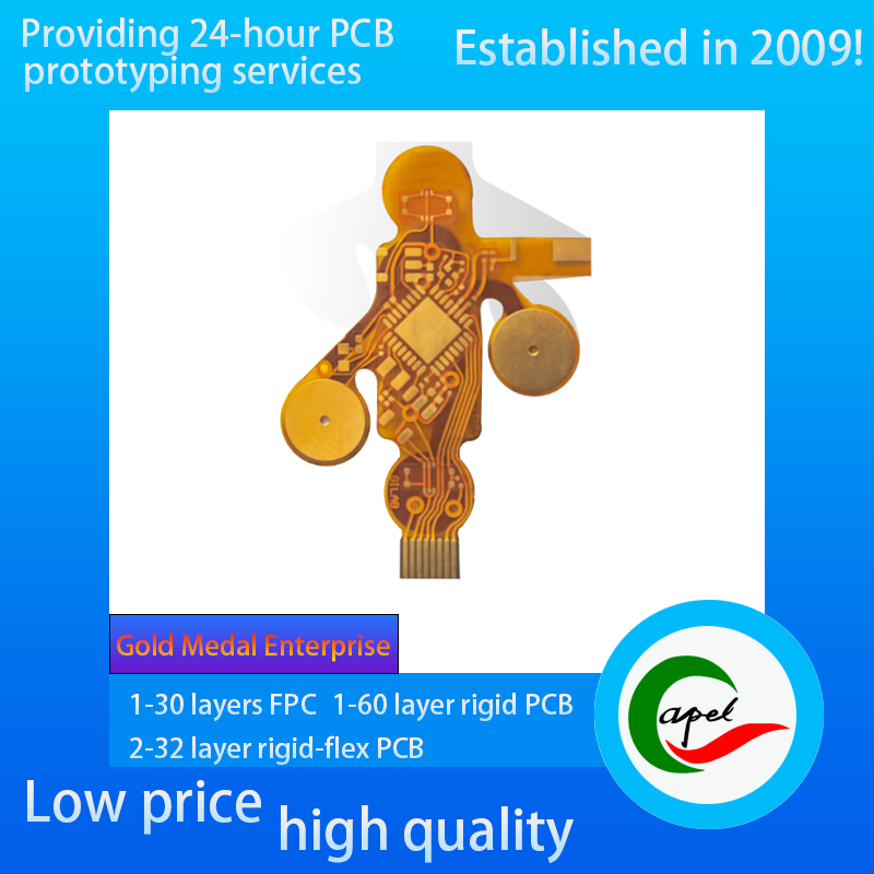 Fast Flex Pcb Prototype Cheapest Pcb Manufacturer PI FR4 Immersion Gold circuits