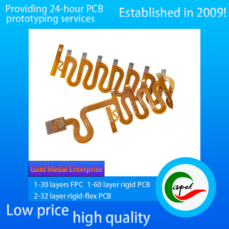 Turnkey Fast turn Flexible Circuit Board Manufacturers Thick Gold Pcb FR4 PI