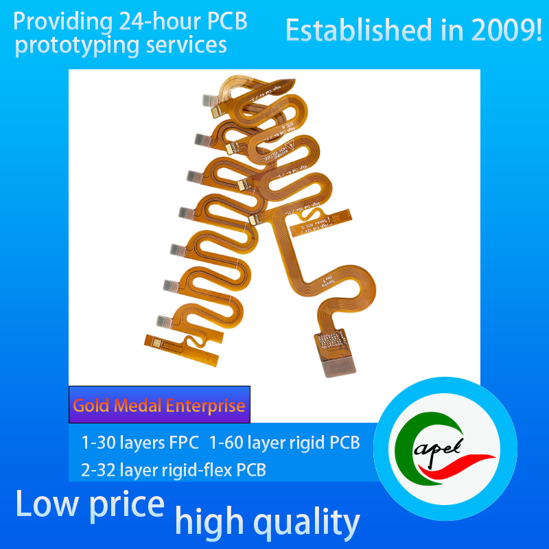 Turnkey Fast turn Flexible Circuit Board Manufacturers Thick Gold Pcb FR4 PI