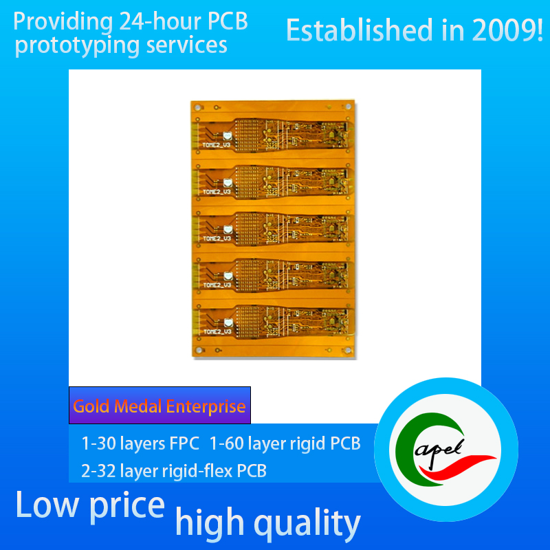 Smart wearable flex pcb circuit board | Smart Ring Rigid Flex PCB