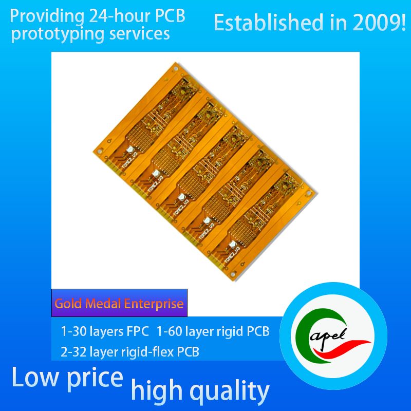 Smart wearable flex pcb circuit board | Smart Ring Rigid Flex PCB