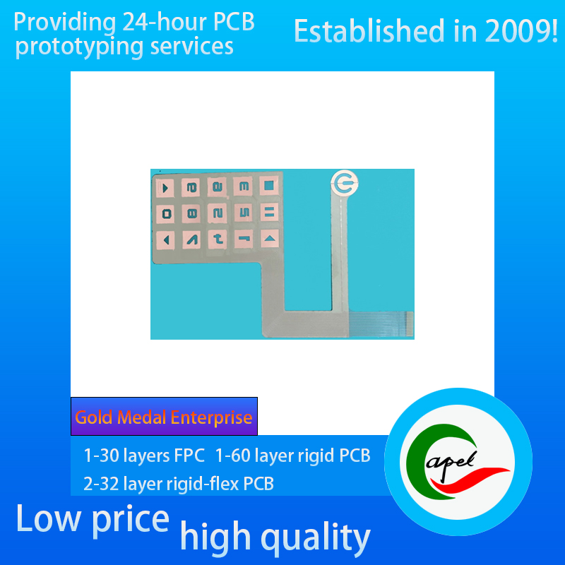 PET Key Board PCB | Transparent PCB | Clear Flexible PCB | Transparent Circuit Board