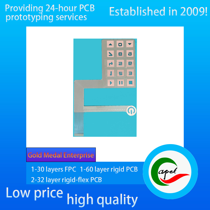 PET Key Board PCB | Transparent PCB | Clear Flexible PCB | Transparent Circuit Board