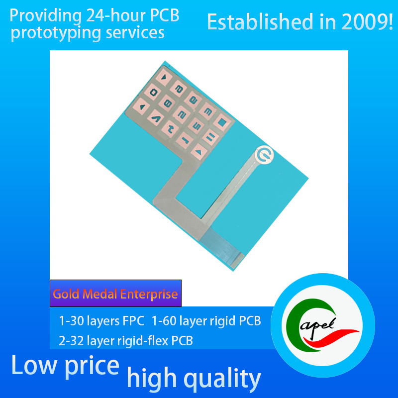 PET Key Board PCB | Transparent PCB | Clear Flexible PCB | Transparent Circuit Board