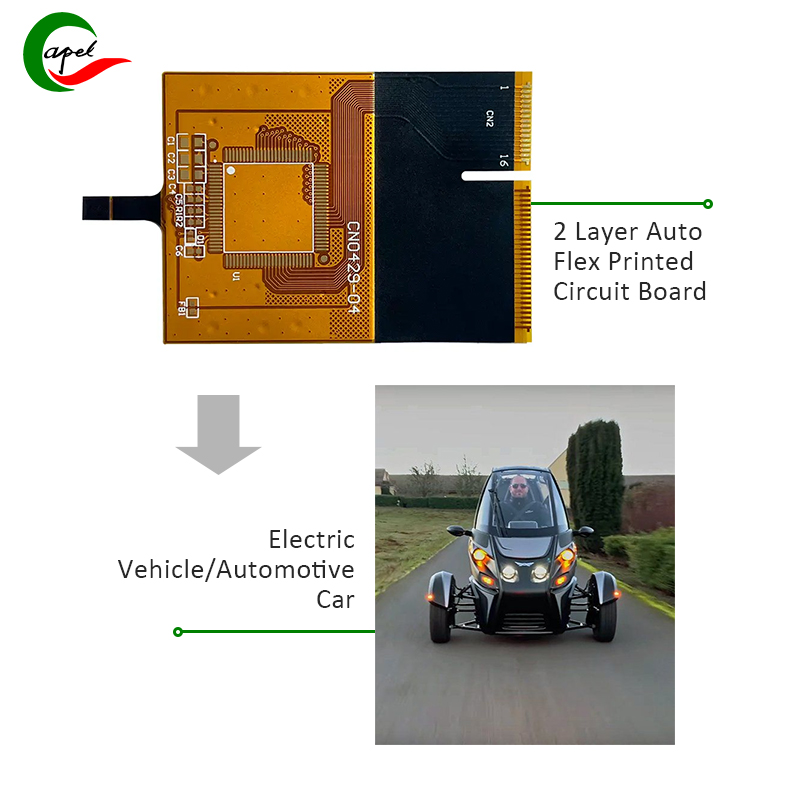 2 layer flex printed circuit board | auto flex pcb | quick turn flex pcb company