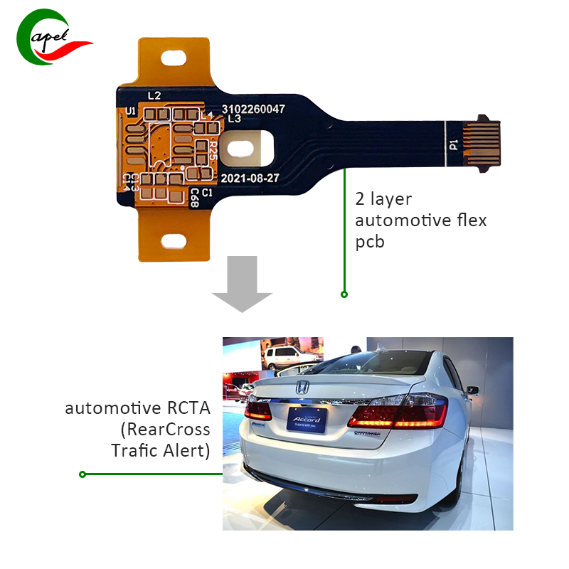 High-quality 2 layer automotive flex pcb prototyping for RCTA