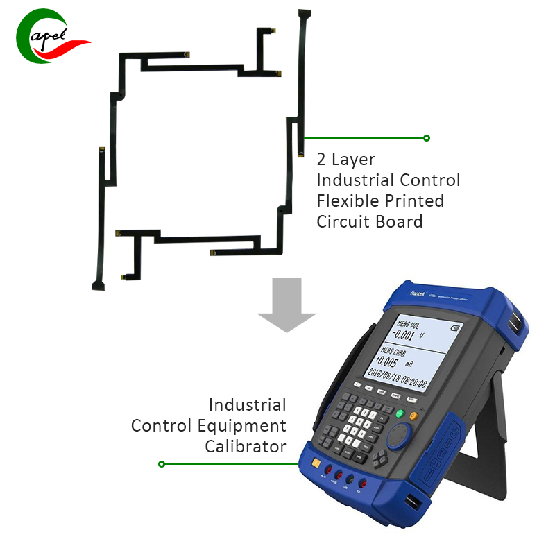 Double-sided industrial control system wiring board