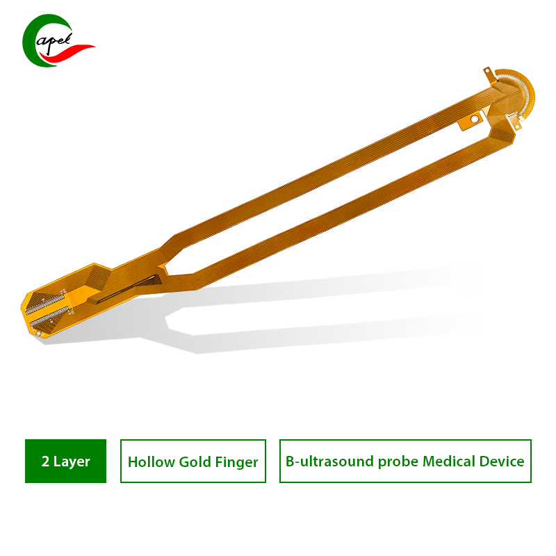 Double Sided Fpc Pcb Fast Turn Custom Pcb Hollow Gold Finger FR4