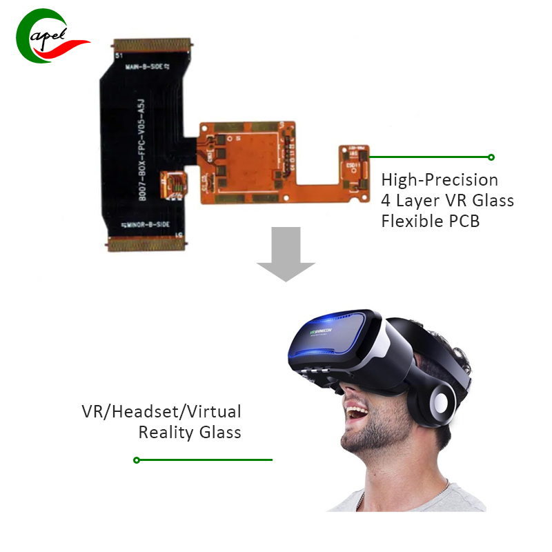 VR Glass pcb | VR Glass Rigid Flex PCB | Virtual Reality Glass Circuit Board