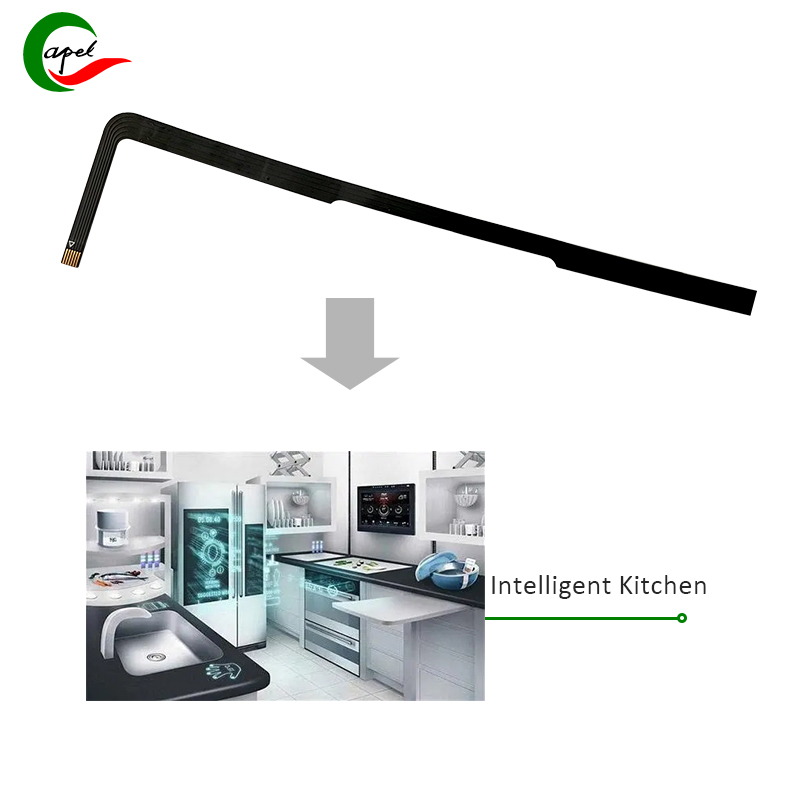 Advanced 4 layer FPC Flex Boards fabrication Fab for Intelligent Kitchen