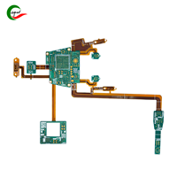 4 layer Rigid-Flex Circuit Boards Rapid PCB Prototype Fab for Ventilator Medical Devices