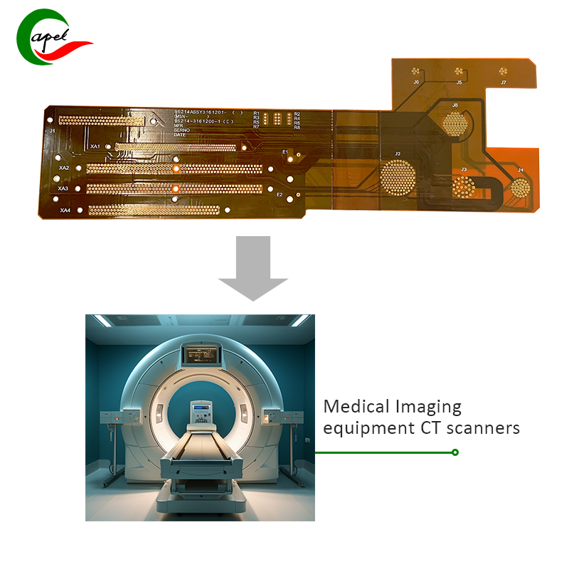 14vrstvé flexibilní obvodové desky FPC se aplikují na lékařské zobrazovací zařízení