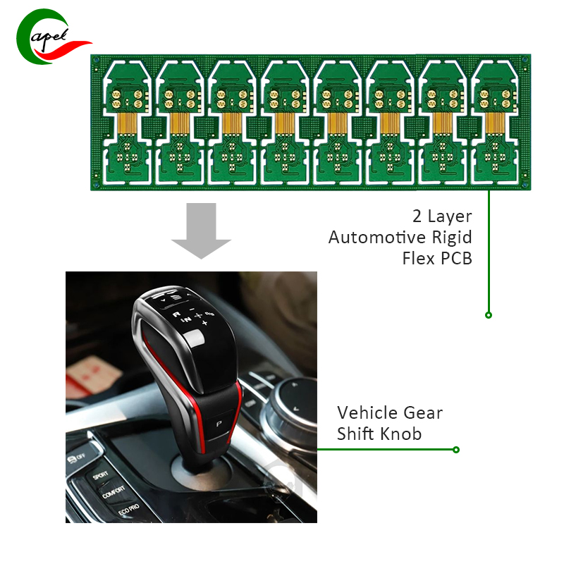 2-laags stijve flexibele PCB voor auto's