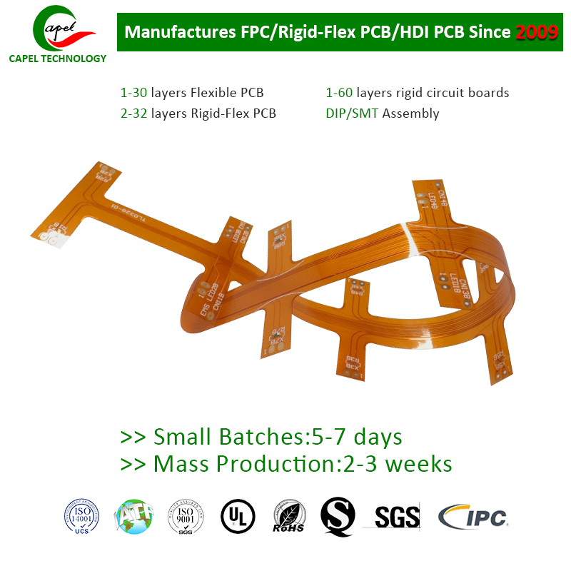 ผู้ผลิต PCB ยืดหยุ่น FPC 2 ชั้น